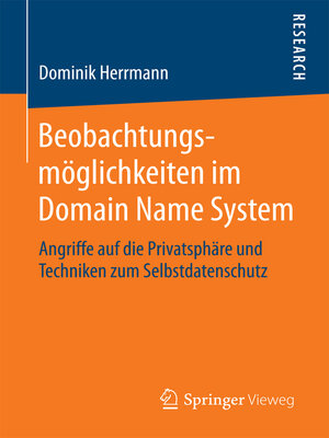 cover image of Beobachtungsmöglichkeiten im Domain Name System